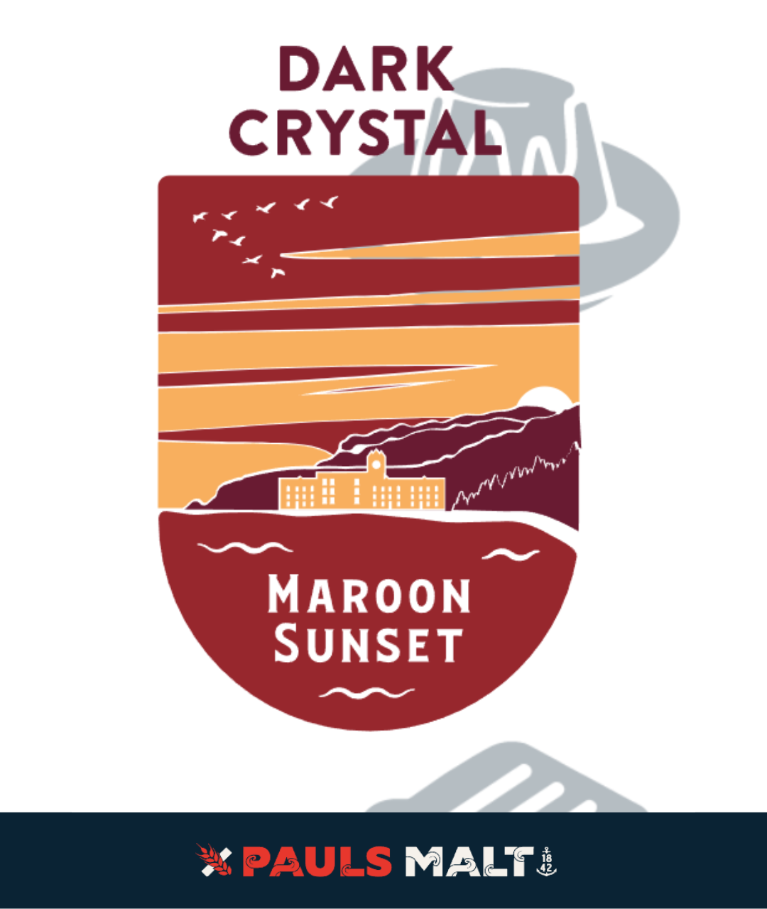 DARK CRYSTAL MALT – Maroon Sunset